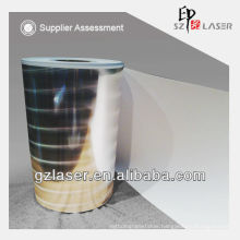 Hologram silver laminated paper in roll form